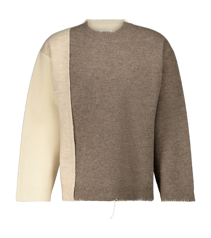 Photo: Maison Margiela - Wool colorblocked sweater