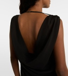 Xu Zhi Beaded jersey top