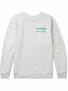 Pasadena Leisure Club - Rather Be Printed Cotton-Jersey Sweatshirt - Neutrals