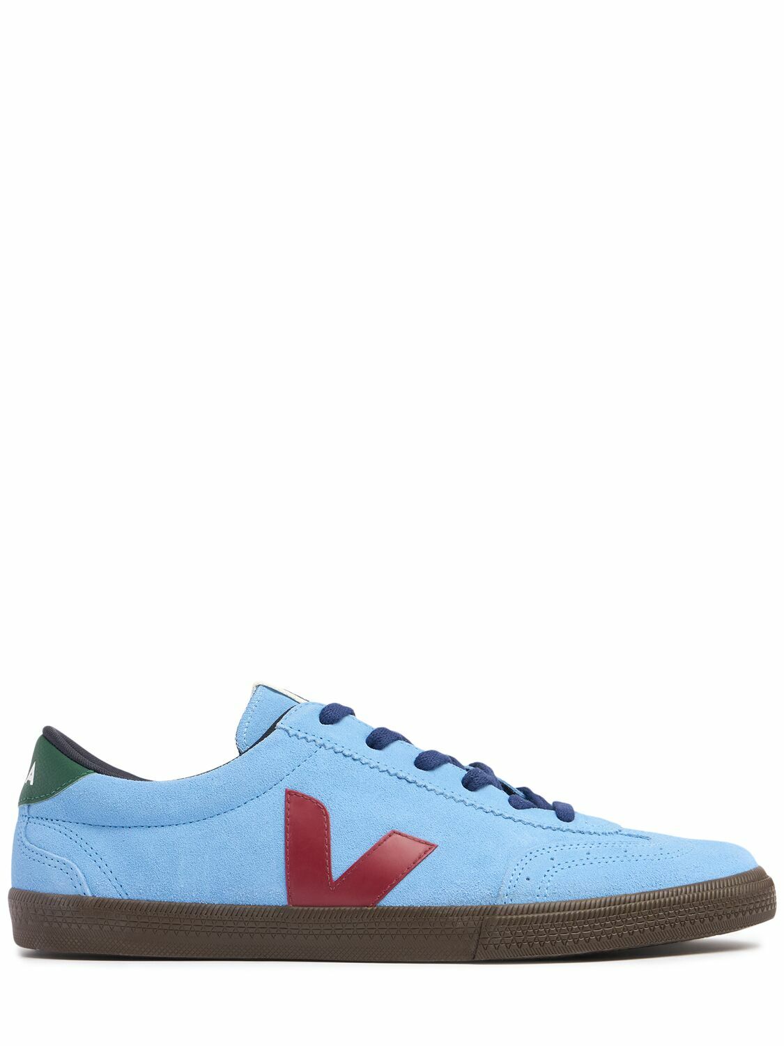 【関税&送料込】Veja Volley Sneakers In Suede VEJA Volley suede and leather-trimmed canvas sneakers | NET
