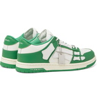 AMIRI - Skel-Top Colour-Block Leather Sneakers - Green