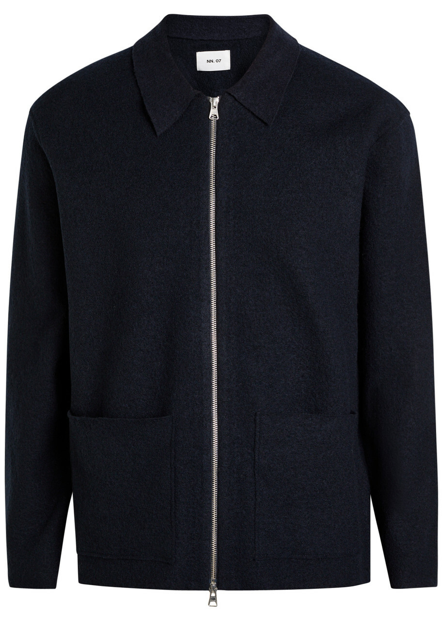 NN07 Men's Yuki Kimono Jacket in Navy NN07