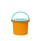 Hachiman Omnioutil Storage Bucket & Lid - Mini in Orange/Turquoise