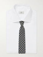 ETRO - Slim-Fit Poplin-Trimmed Cotton Oxford Shirt - White