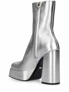 VERSACE - 120mm Metallic Leather Boots