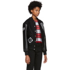 Opening Ceremony Black OC Varsity Jacket