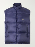 Moncler - Tibb Reversible Virgin Wool Down Gilet - Blue
