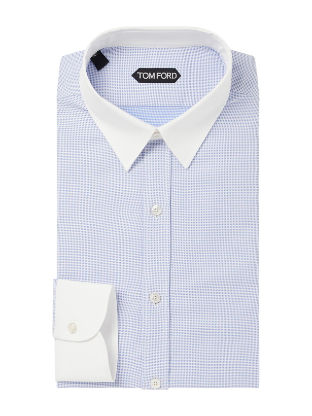 Photo: TOM FORD - Silk Shirt - Blue