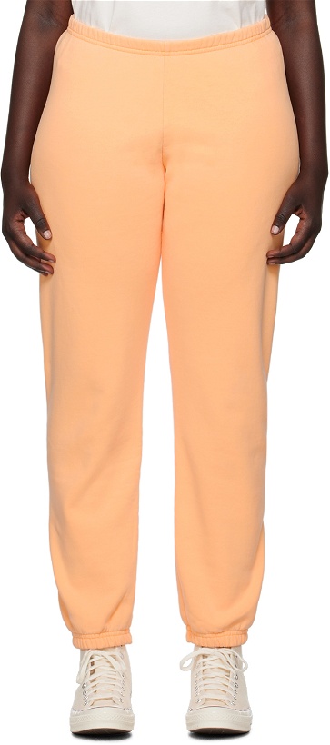 Photo: ERL Orange Three-Pocket Lounge Pants
