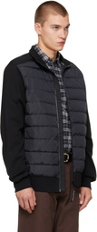 Canada Goose Black HyBridge Huron Full Zip Down Jacket