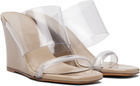 Maryam Nassir Zadeh Beige Olympia Wedge Heeled Sandals