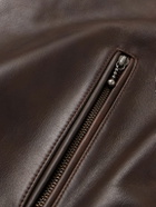 Nudie Jeans - Eddy Rider Leather Jacket - Brown