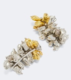 Dries Van Noten Embroidered drop earrings