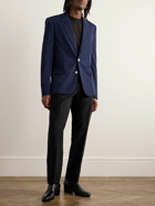 Balmain - Slim-Fit Wool Blazer - Blue