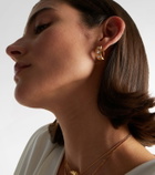 Marie Lichtenberg Ecrou 18kt gold single hoop earring