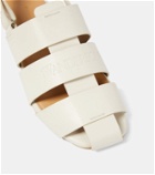 JW Anderson Leather slingback sandals
