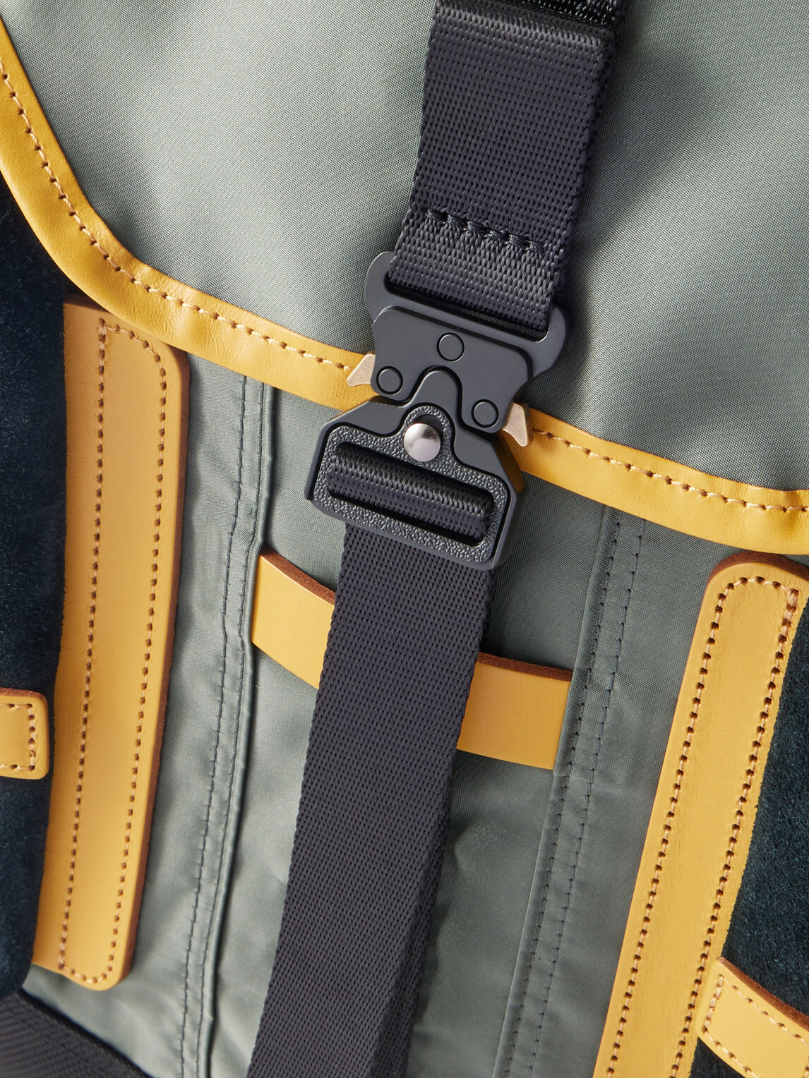 Master-Piece - Leather and Suede-Trimmed CORDURA® Backpack
