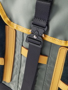 Master-Piece - Leather and Suede-Trimmed CORDURA® Backpack