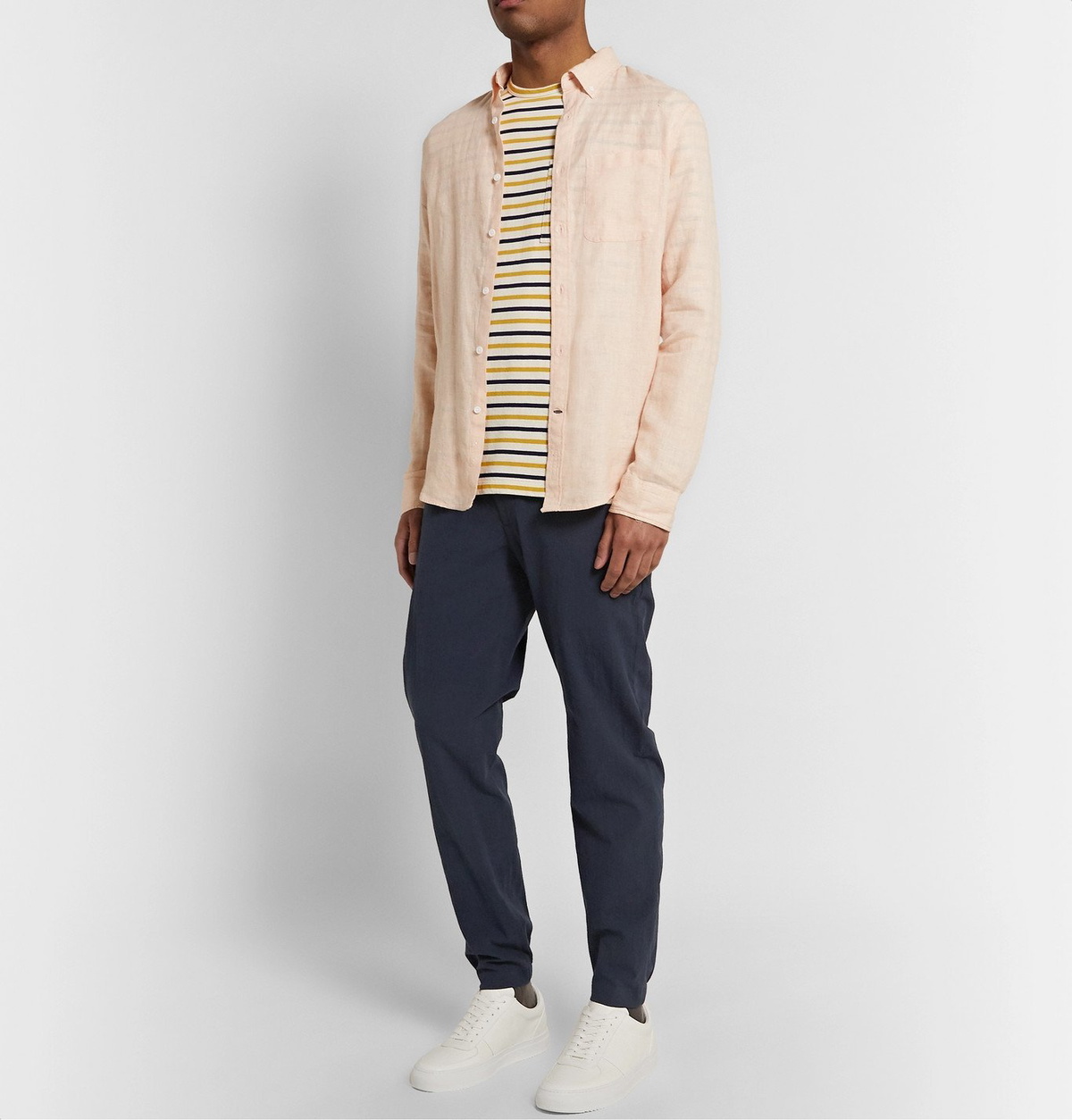 sachin and babi light blue dress club monaco Herringbone Texture Shirt Dark Blue Mix