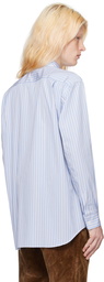 Comme des Garçons Shirt Blue Striped Shirt