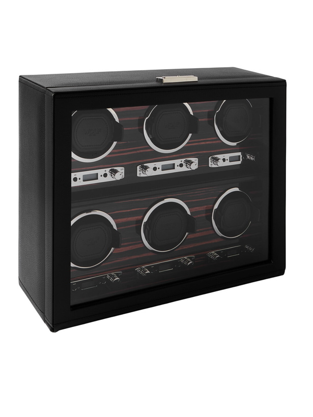Photo: WOLF - Roadster Full-Grain Vegan Leather Six-Piece Watch Winder