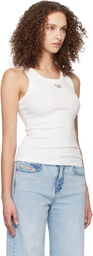 Diesel White T-Anki-Od Tank Top
