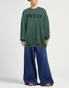 Vetements Mens Sweatshirt Emerald in Green