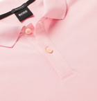 Hugo Boss - Pallas Slim-Fit Cotton-Piqué Polo Shirt - Pink