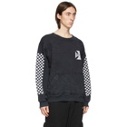 Rhude Black Classic Checkers Sweatshirt