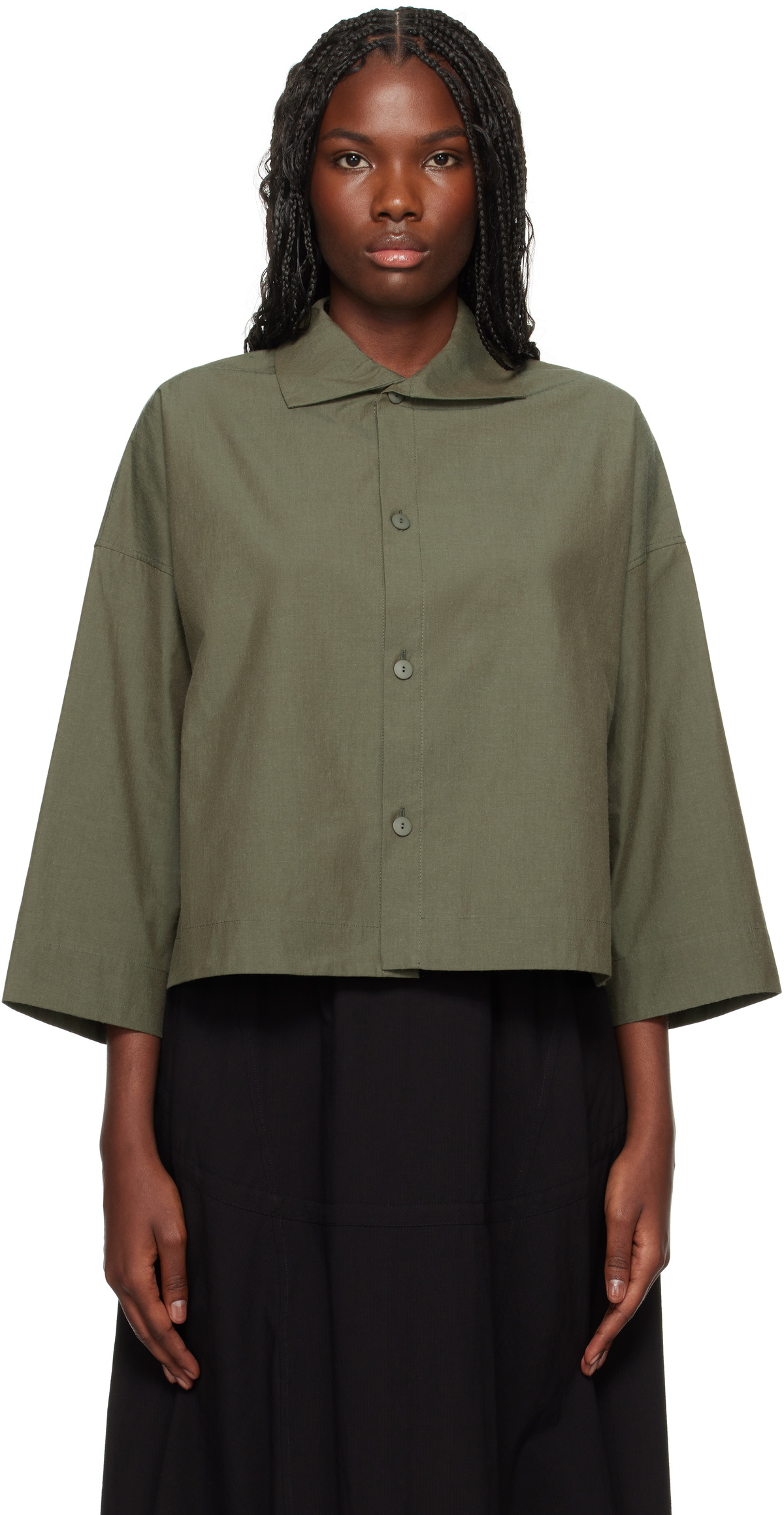 Namu Shop - Toogood The Shepherd Shirt - Tawny Wool Cotton Check