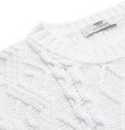 Inis Meáin - Cable-Knit Organic Pima Cotton Sweater - White