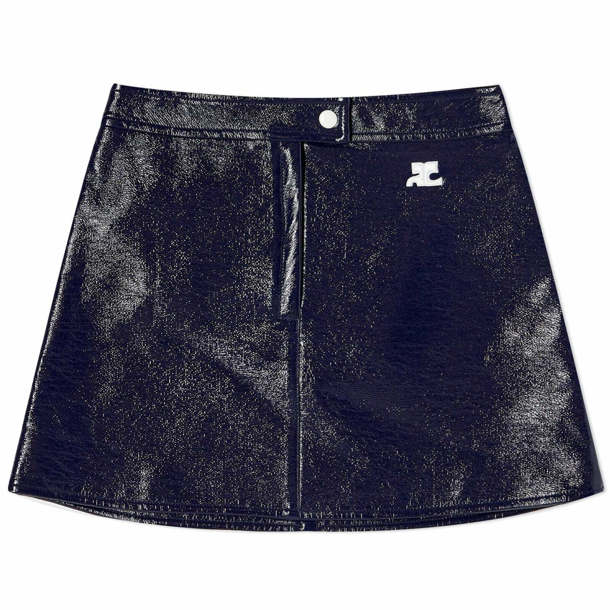 Courreges Women's Courrèges Reedition Vinyl Skirt in Ink Courreges