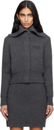 Givenchy Gray Wool Cardigan