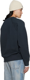 Maison Kitsuné Navy Bold Fox Head Patch Oversize Sweatshirt