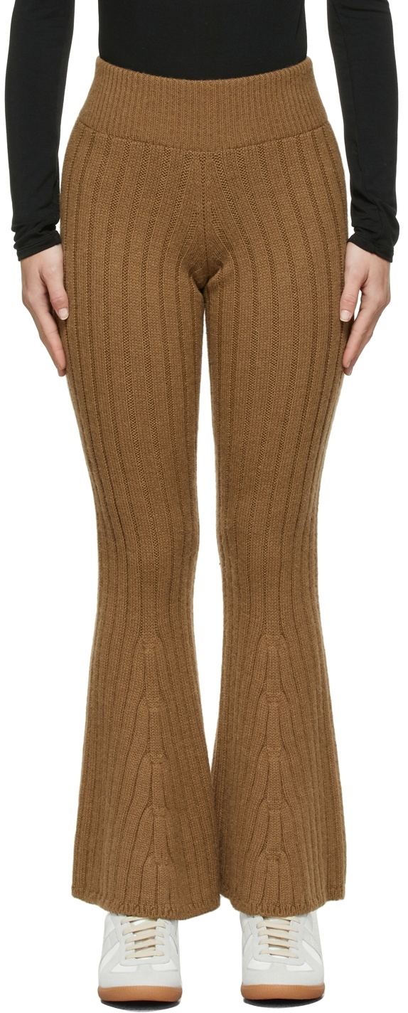 determ; Brown Flared Lounge Pants