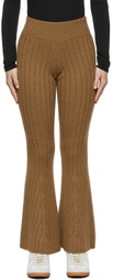 determ; Brown Flared Lounge Pants