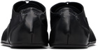 MM6 Maison Margiela Black Leather Oxfords