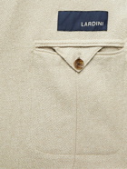Lardini - Slim-Fit Basketweave Silk and Cashmere-Blend Blazer - Neutrals