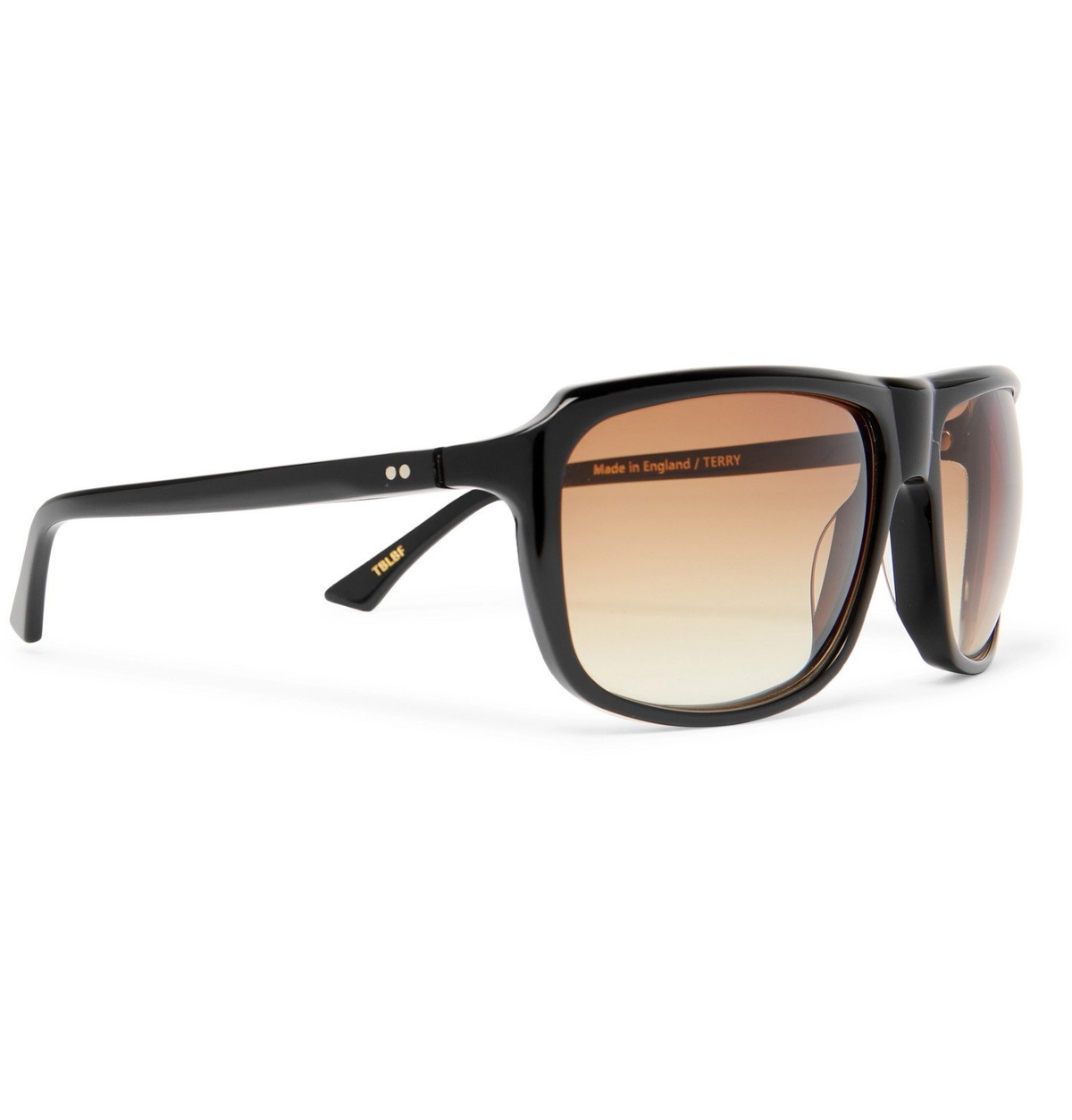 Kirk Originals - Terry Square-Frame Acetate Sunglasses - Black