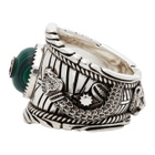 Gucci Silver Garden Snake Ring