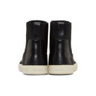 Rick Owens Black and Off-White Leather Mastodon Boots