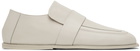 Marsèll White Spatola Loafers