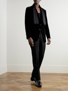 TOM FORD - Shelton Slim-Fit Wool-Blend Trousers - Black