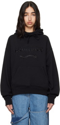 Charles Jeffrey LOVERBOY Black Logo Hoodie