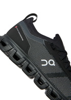 ON Cloud 6 Versa Panelled Mesh-knit Sneakers Black