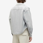 AMI Paris Men's Denim Shirt in Javel Grey