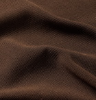 TOM FORD - Slim-Fit Silk and Wool-Blend Rollneck Sweater - Brown