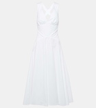 Alaïa Cotton poplin midi dress