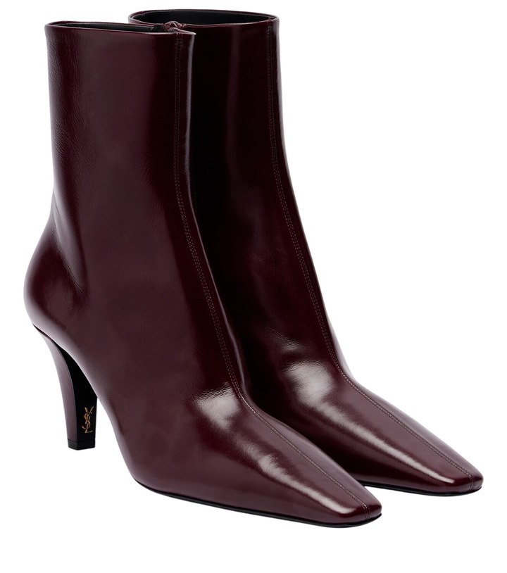 Photo: Saint Laurent Jill leather ankle boots