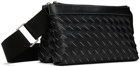 Bottega Veneta Black Intrecciato Convertible Pouch